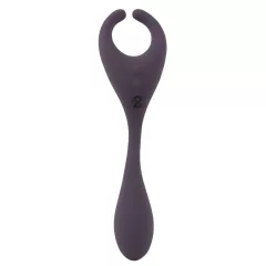   Couples Choice - Rechargeable Dual Motor Vibrator with Radio (Purple)