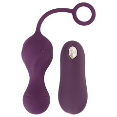   SMILE RC Love Balls - Rechargeable Wireless Vibrating Egg (Purple)