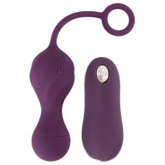   SMILE RC Love Balls - Rechargeable Wireless Vibrating Egg (Purple)
