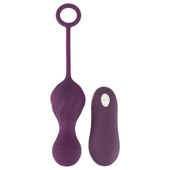 SMILE RC Love Balls - Rechargeable Wireless Vibrating Egg (Purple)
