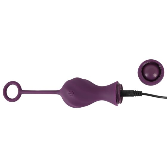 SMILE RC Love Balls - Rechargeable Wireless Vibrating Egg (Purple)