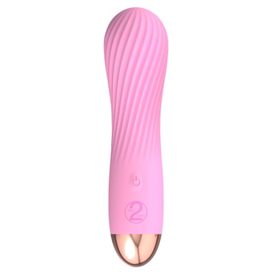 Cuties Mini - Rechargeable, Waterproof Spiral Vibrator (Pink)