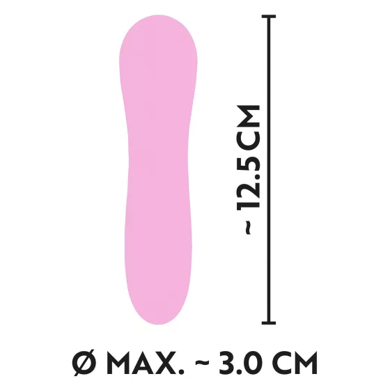 Cuties Mini - Rechargeable, Waterproof Spiral Vibrator (Pink)