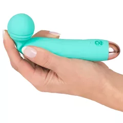   Cuties Mini Wand - Rechargeable, Waterproof Massager Vibrator (Green)