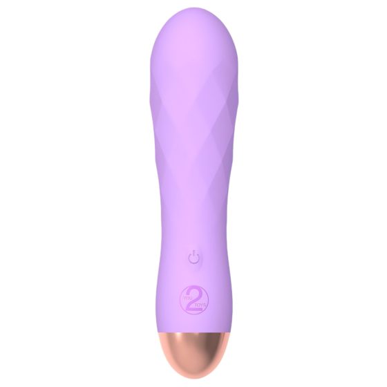Cuties Mini - Rechargeable, Waterproof Grid Vibrator (Purple)