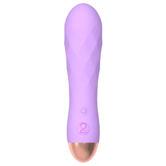 Cuties Mini - Cordless Waterproof Textured Vibrator (Purple)