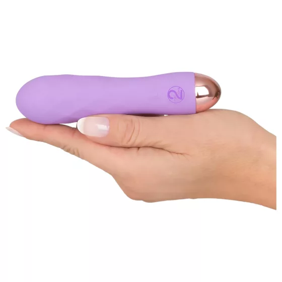 Cuties Mini - Cordless Waterproof Textured Vibrator (Purple)