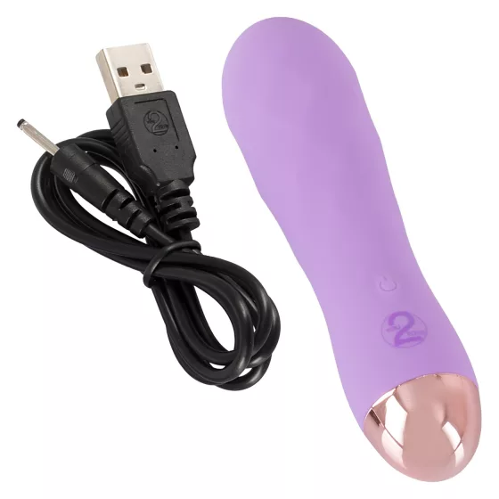 Cuties Mini - Cordless Waterproof Textured Vibrator (Purple)