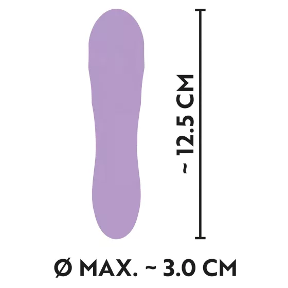 Cuties Mini - Cordless Waterproof Textured Vibrator (Purple)