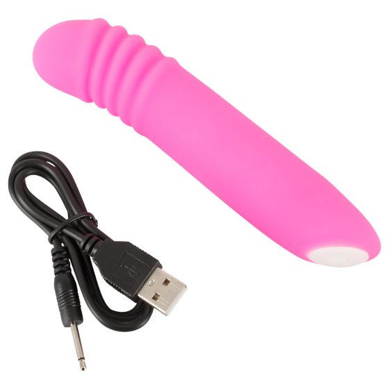 You2Toys - Flashing Mini Vibe - Rechargeable, Light-Up Vibrator (Pink)