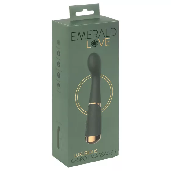 Emerald Love - Rechargeable, Waterproof G-Spot Vibrator (Green)