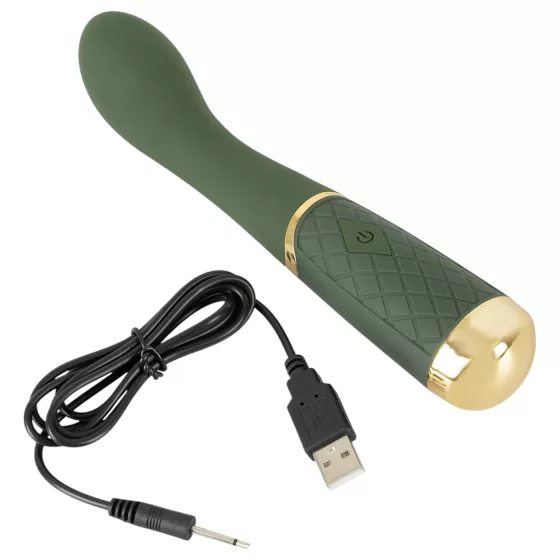 Emerald Love - Rechargeable, Waterproof G-Spot Vibrator (Green)