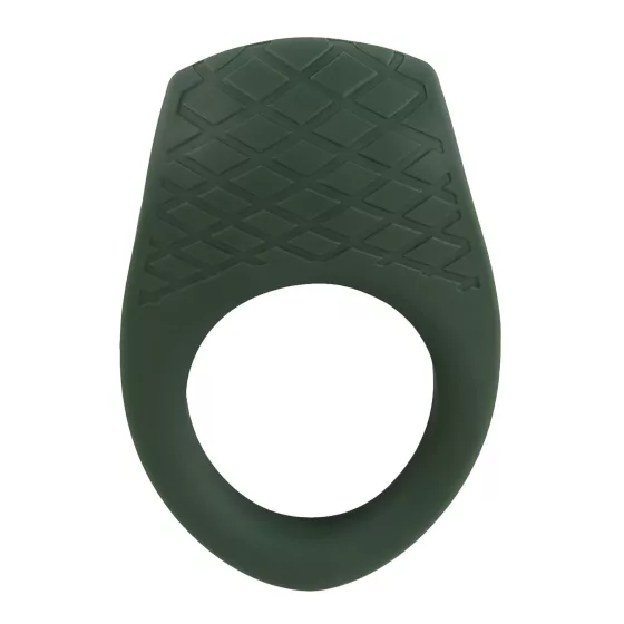 Emerald Love - Rechargeable, Waterproof Vibrating Ring (Green)
