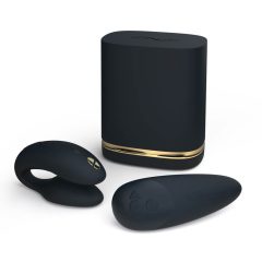   Womanizer Golden Moments 2 - Airwave Clitoral Vibrator Set (black)
