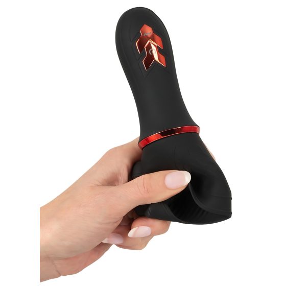 Rebel - Rechargeable Dual Motor Acorn Vibrator (Black)