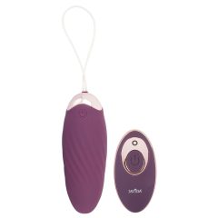   Javida Shaking Love - battery operated, radio controlled, pulsating vibrating egg (purple)