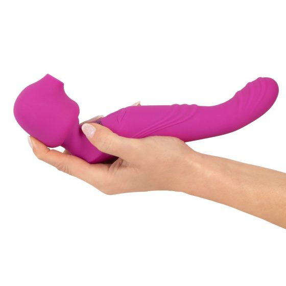 Javida Wand - cordless 3 function massager vibrator (purple)