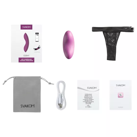 Svakom Edeny - Smart, Rechargeable Panty Vibrator (Purple)