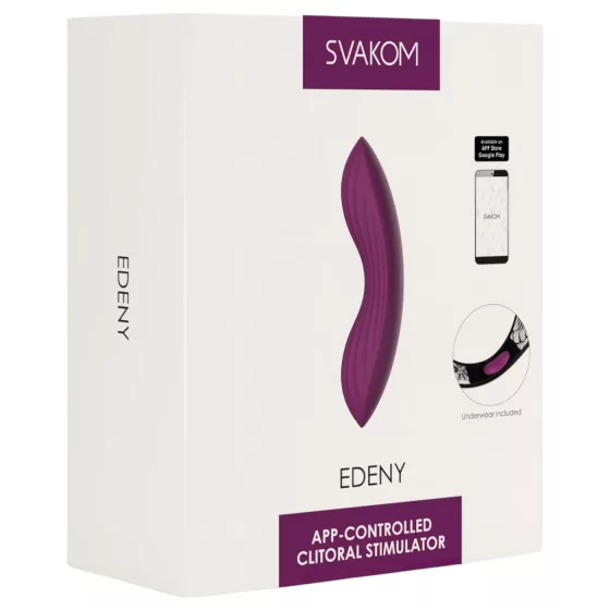 Svakom Edeny - Smart, Rechargeable Panty Vibrator (Purple)