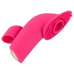 / SMILE Licking - Air-Wave Tongue Finger Vibrator (Pink)