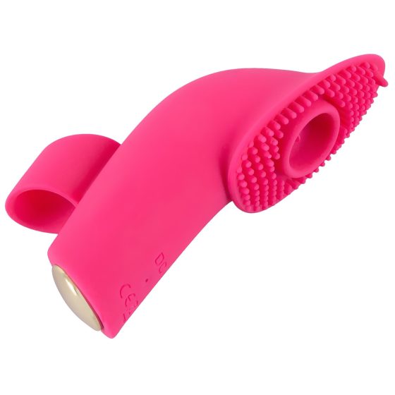 SMILE Licking - Air-Wave Tongue Finger Vibrator (Pink)