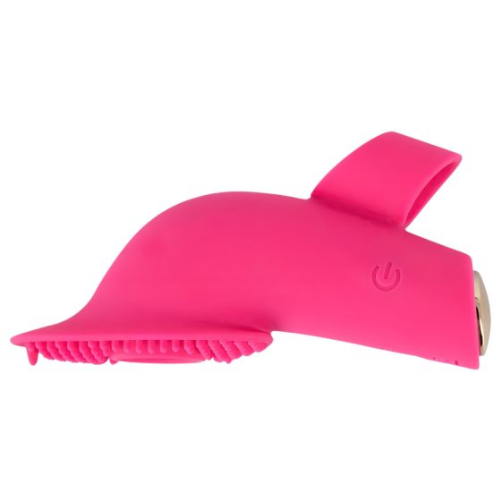 SMILE Licking - Air-Wave Tongue Finger Vibrator (Pink)