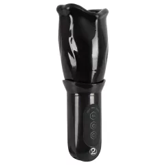   STROKER Rotating - Rechargeable Rotating Oral Simulator (Black)