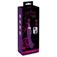   / Javida - 2-in-1 Rechargeable Clitoral Stimulator and Vibrator Set (Purple)