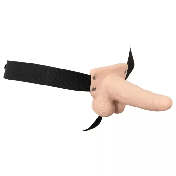 You2Toys Strap-On - Hollow, Wearable Vibrator (Natural)