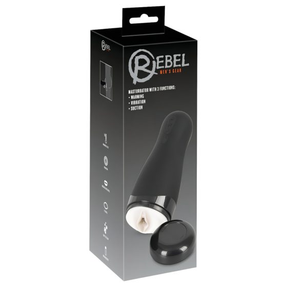 Rebel 3-in-1 Rechargeable Warming Masturbator