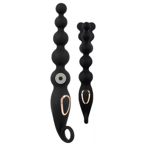 ANOS Sensations - Beaded Anal Vibrator (Black)