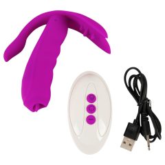 Javida - G-spot and clitoral vibrator (purple)