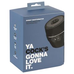   Ya Cock’s Donut - Rechargeable, Waterproof Male Massager (Black)