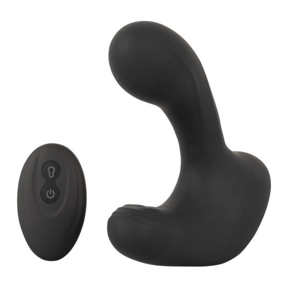 Rebel RC - Rechargeable, radio controlled pumpable anal vibrator (black)