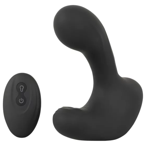 Rebel RC - Rechargeable Remote-Controlled Inflatable Black Anal Vibrator