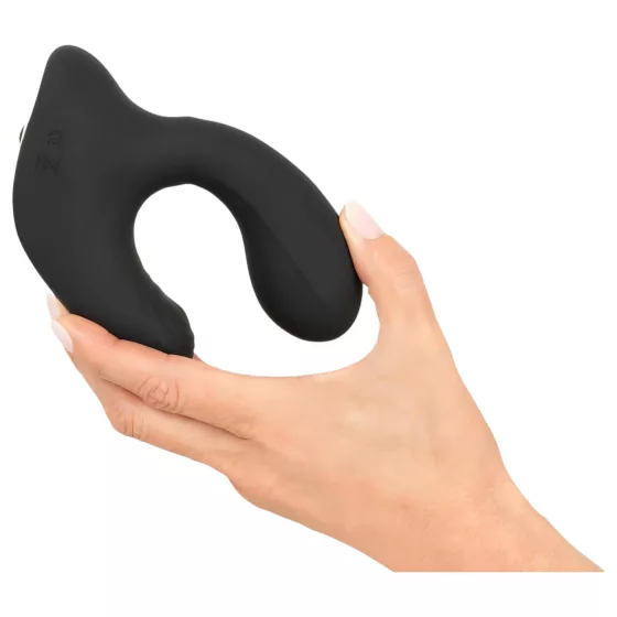 Rebel RC - Rechargeable Remote-Controlled Inflatable Black Anal Vibrator