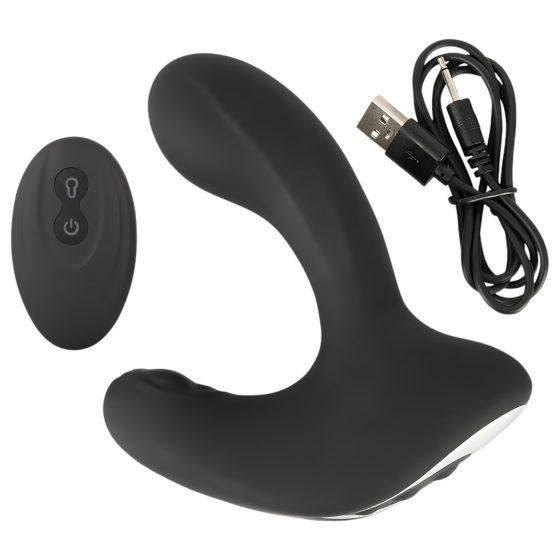 Rebel RC - Wireless Rechargeable Inflatable Anal Vibrator (Black)