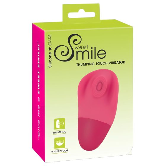 SMILE Thumping Touch - Rechargeable Pulsating Clitoral Vibrator (Pink)