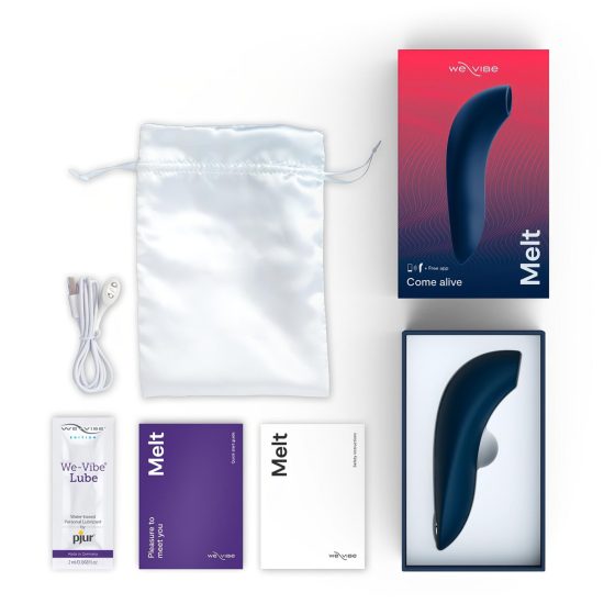 We-Vibe Melt - Rechargeable Smart Air Pulse Clitoral Stimulator (Blue)