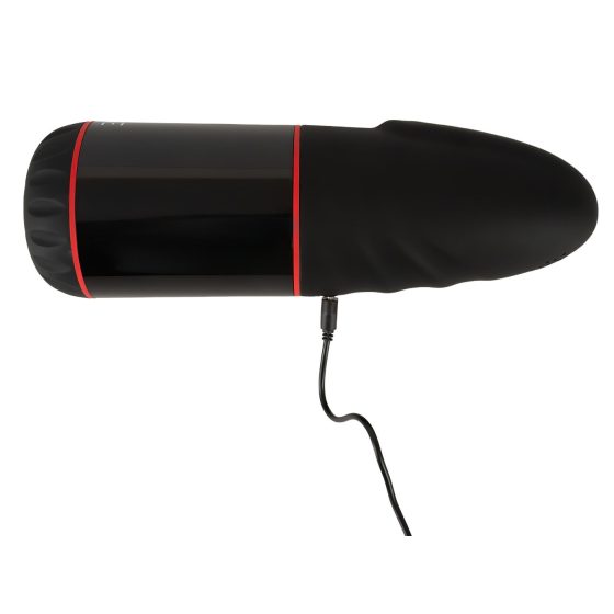 WYNE 02 - Rechargeable Vibrating-Suction Pleasure Device (Black-White)