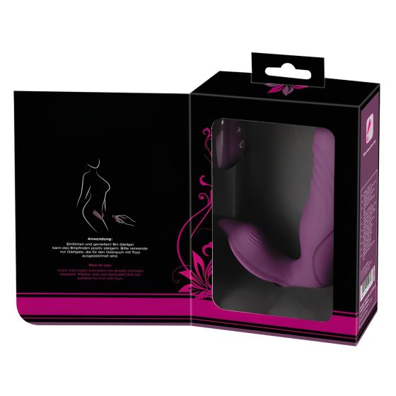 Javida RC - Dual-Function Remote Control Clitoral Vibrator (Purple)