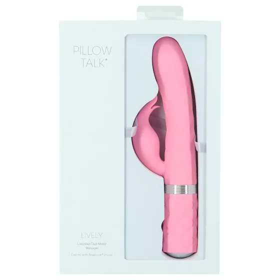 Pillow Talk Lively - Rechargeable Vibrator with Clitoral Arm (Pink)