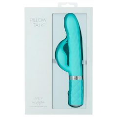   Pillow Talk Lively - Rechargeable Vibrator with Clitoral Arm (Turquoise)