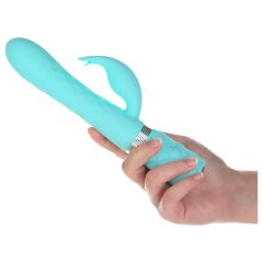   Pillow Talk Lively - Rechargeable Vibrator with Clitoral Arm (Turquoise)