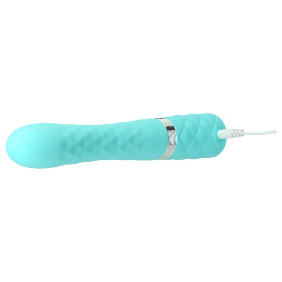 Pillow Talk Lively - Rechargeable Vibrator with Clitoral Arm (Turquoise)