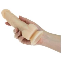 Naked Addiction Rotating Vibrator (18cm) - Natural Finish