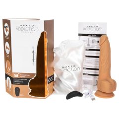   Naked Addiction Thrusting 9 Vibrator - Midnight (9")"