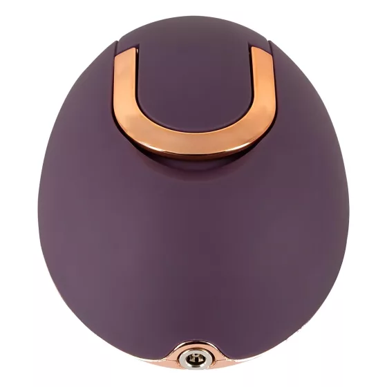 Belou - Rechargeable Rotating Vulva Massager Vibrator (Purple)