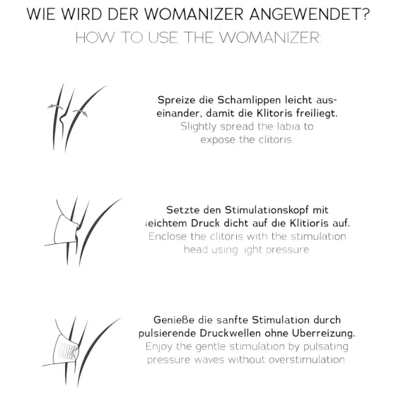 Womanizer Classic 2 - Rechargeable Airwave Clitoral Stimulator (Black)