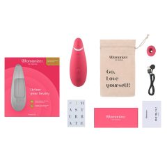   Womanizer Premium 2 - rechargeable, waterproof clitoris stimulator (pink)